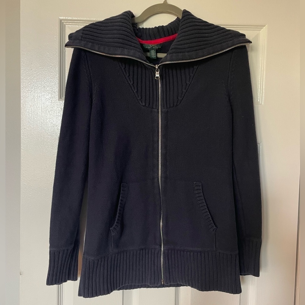 Vintage Lauren Ralph Lauren zip up sweater men’s size L